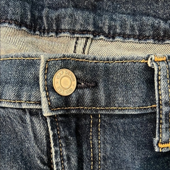 GAP Blue Straight Jeans Classic Denim Size 10 - Picture 3 of 4